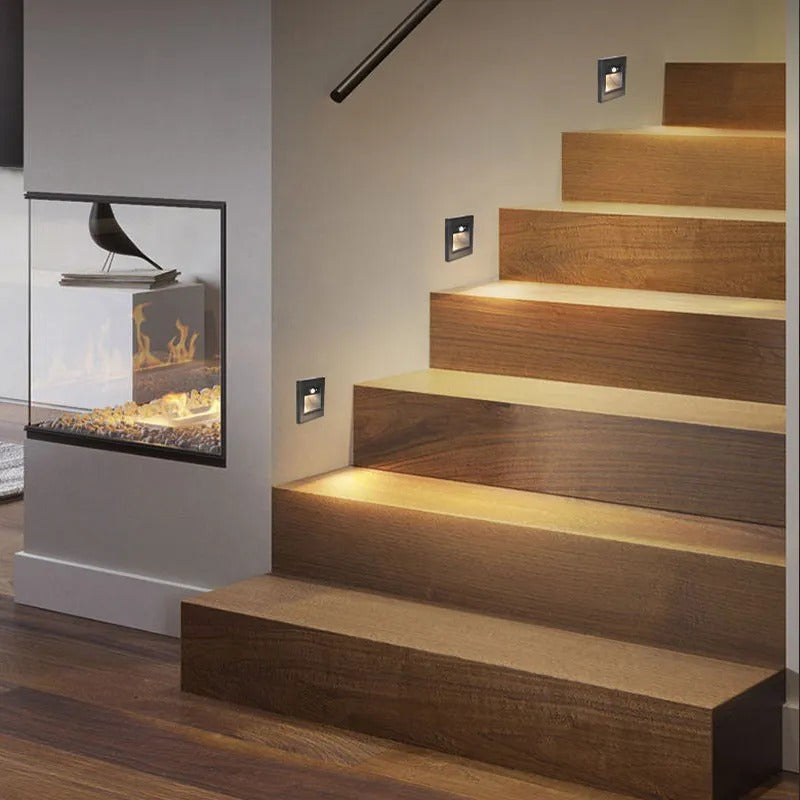 'Motion' LED Recessed Wall Light With Built-In Motion Sensor