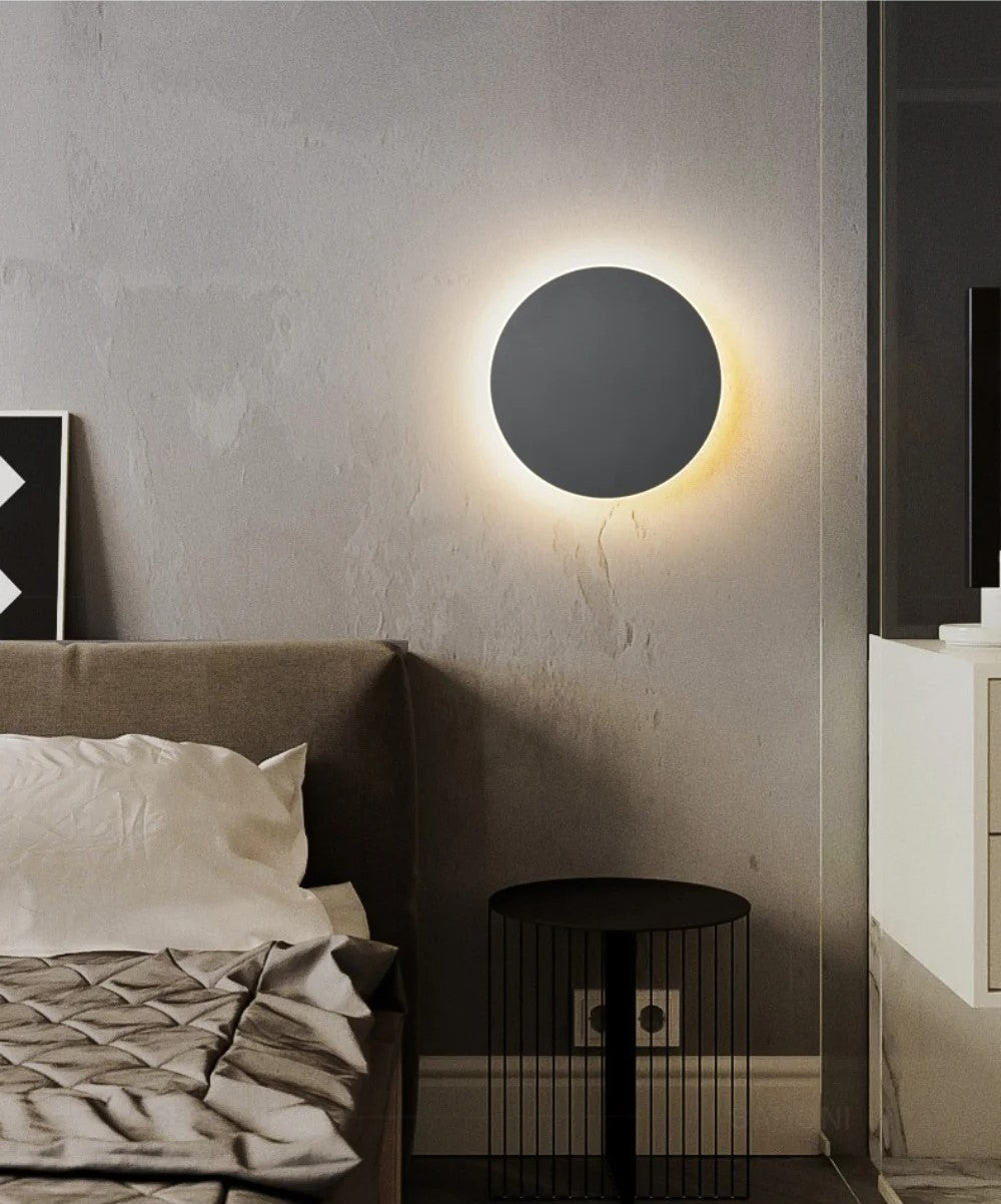 'Circle' Backlit LED Wall Light