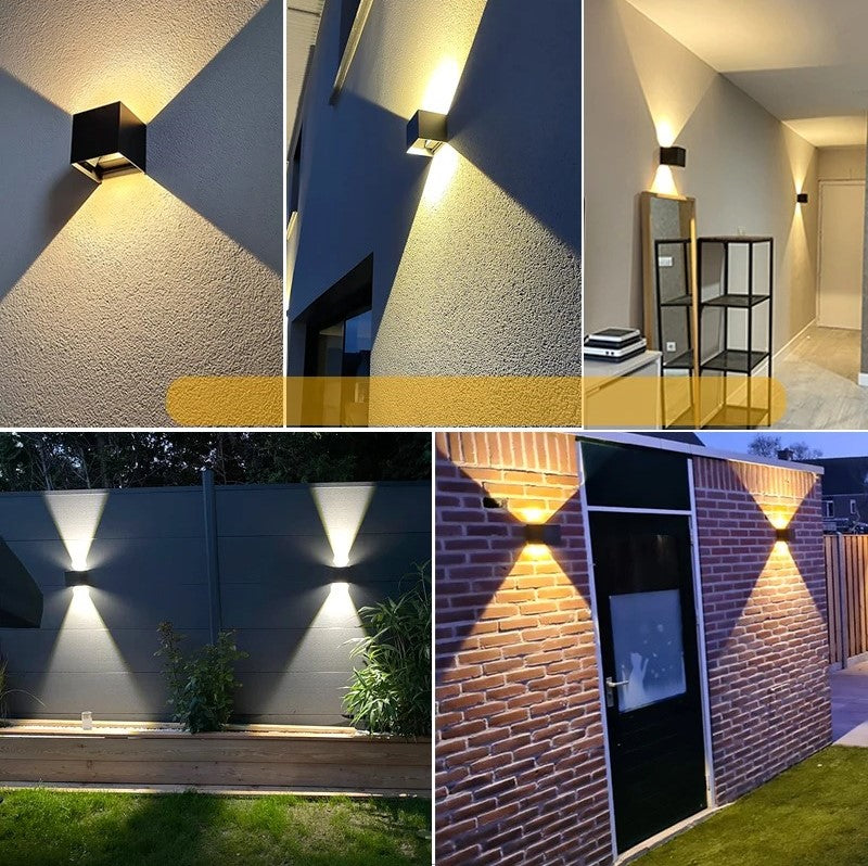 'Box' Customisable Beam LED Wall Light