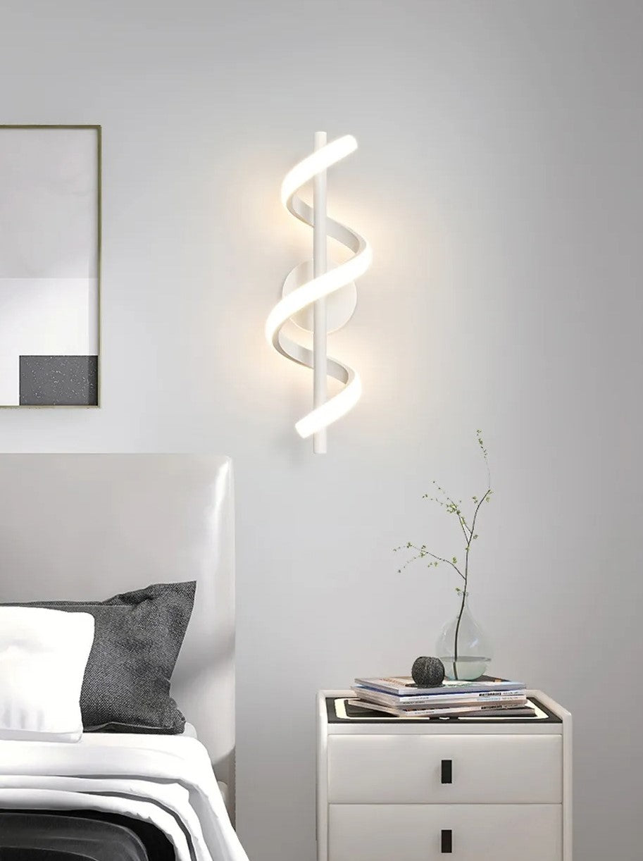 'Spiral' LED Wall Light