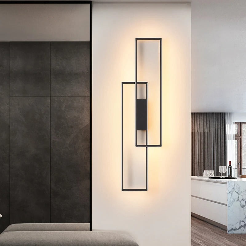 'Overlap' Rectangular LED Wall Light