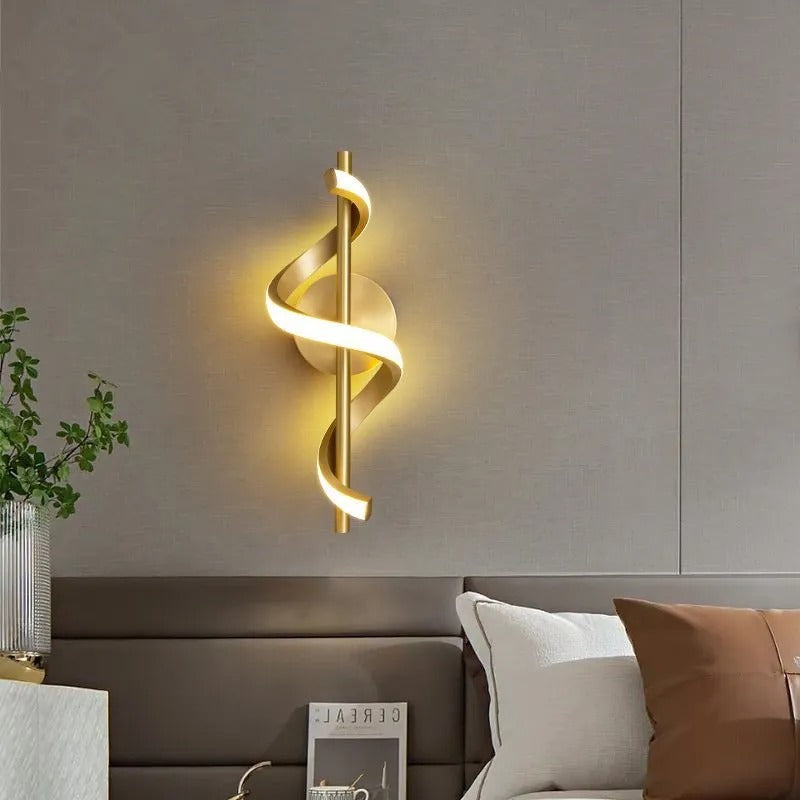 'Spiral' LED Wall Light