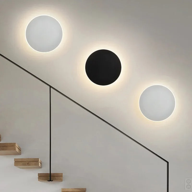 'Circle' Backlit LED Wall Light