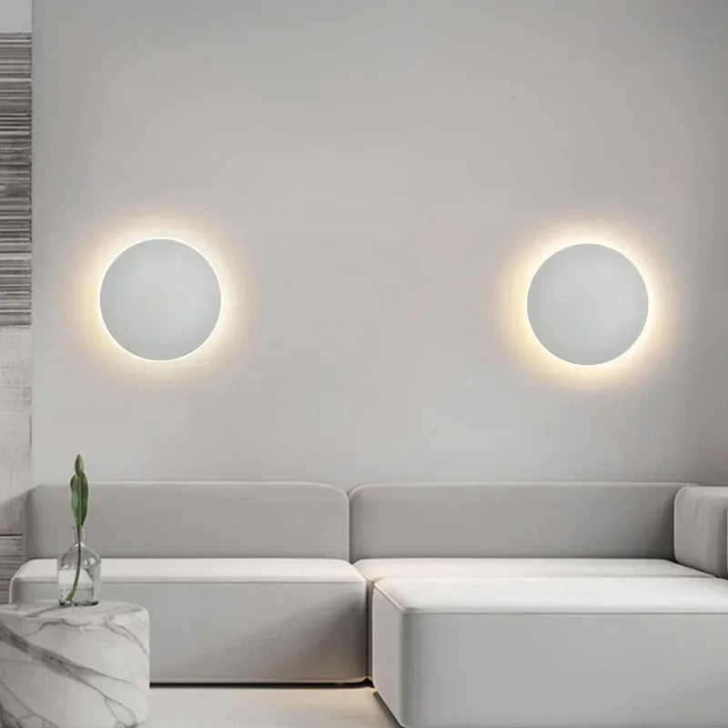 'Circle' Backlit LED Wall Light