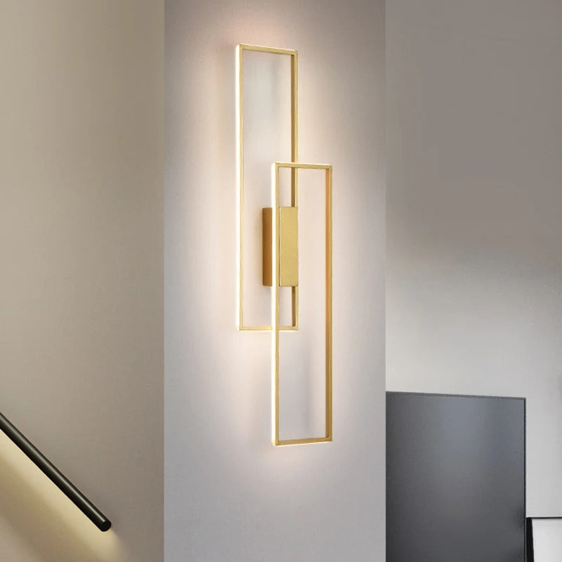 'Overlap' Rectangular LED Wall Light