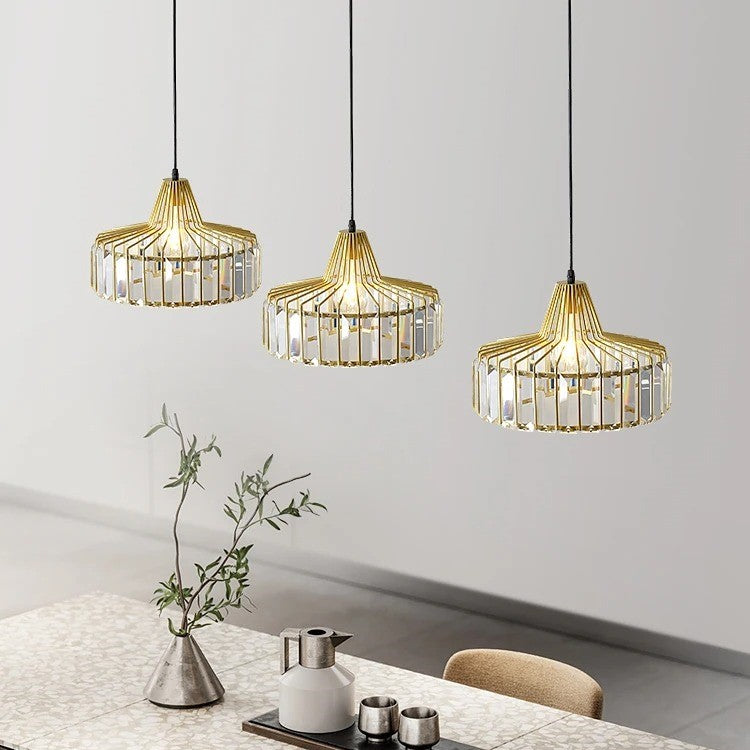 'Caged Crystal' Ceiling Pendant