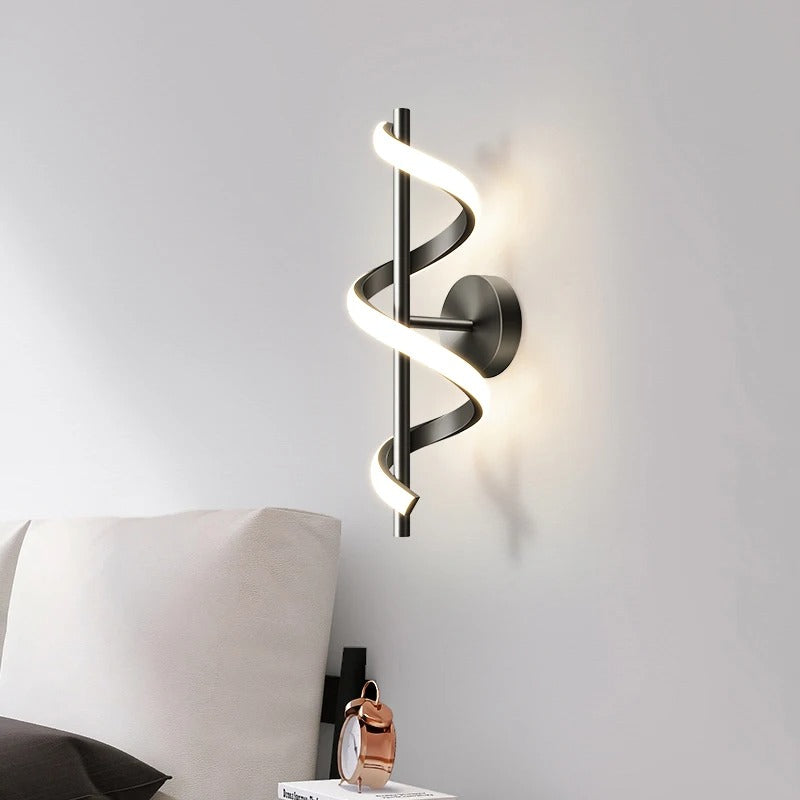 'Spiral' LED Wall Light