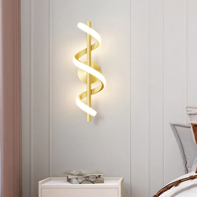 'Spiral' LED Wall Light