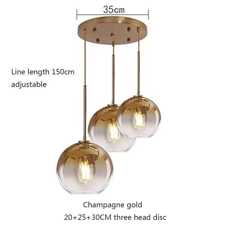 'Spheres' Hanging Chandelier