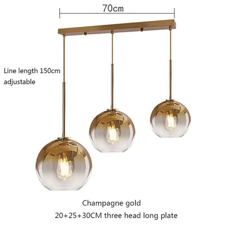 'Spheres' Hanging Chandelier