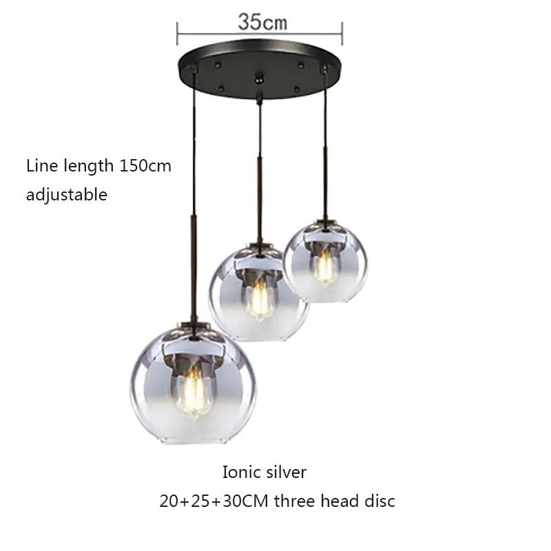 'Spheres' Hanging Chandelier