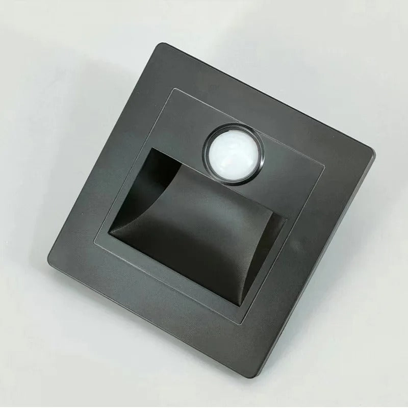 'Motion' LED Recessed Wall Light With Built-In Motion Sensor