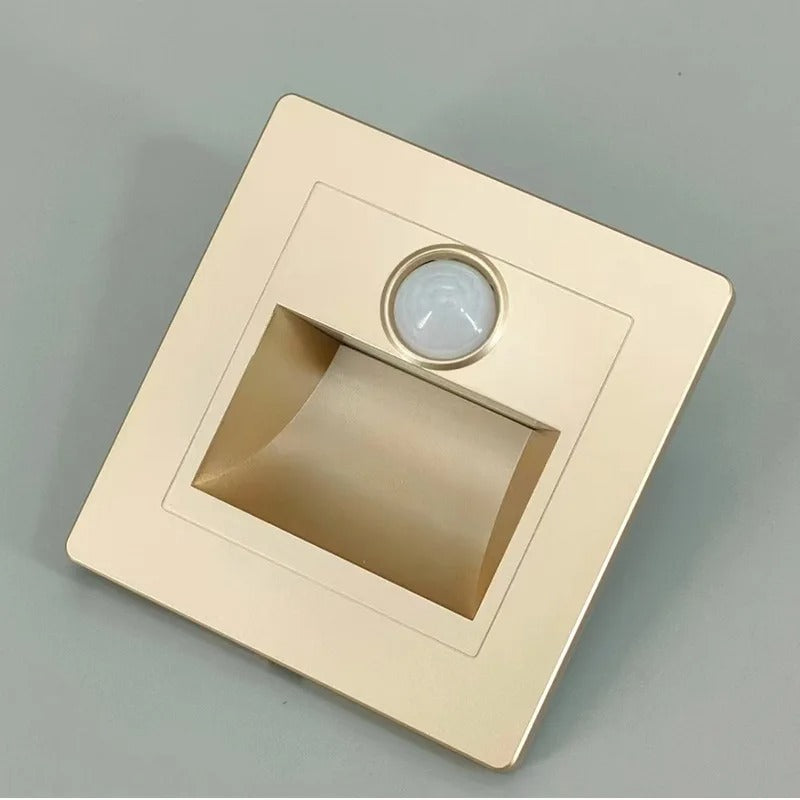 'Motion' LED Recessed Wall Light With Built-In Motion Sensor