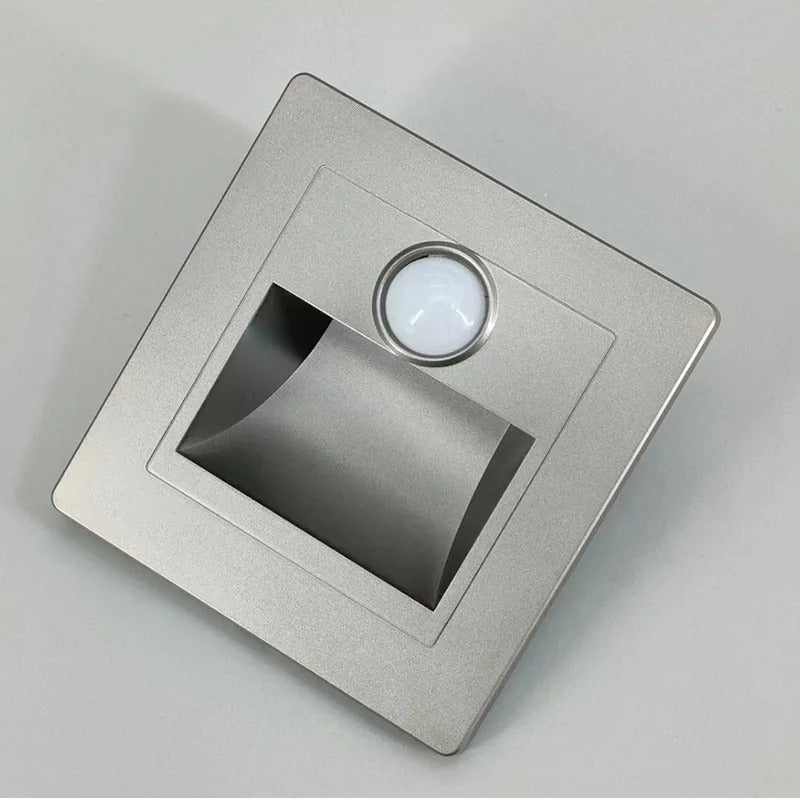 'Motion' LED Recessed Wall Light With Built-In Motion Sensor