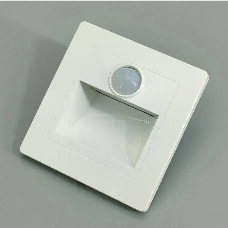 'Motion' LED Recessed Wall Light With Built-In Motion Sensor